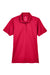 UltraClub 8210L Womens Cool & Dry Moisture Wicking Short Sleeve Polo Shirt Cardinal Red Flat Front