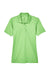 UltraClub 8210L Womens Cool & Dry Moisture Wicking Short Sleeve Polo Shirt Light Green Flat Front