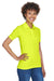 UltraClub 8210L Womens Cool & Dry Moisture Wicking Short Sleeve Polo Shirt Bright Yellow Model 3q