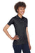 UltraClub 8210L Womens Cool & Dry Moisture Wicking Short Sleeve Polo Shirt Black Model 3q