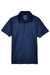 UltraClub 8210Y Youth Cool & Dry Moisture Wicking Short Sleeve Polo Shirt Navy Blue Flat Front