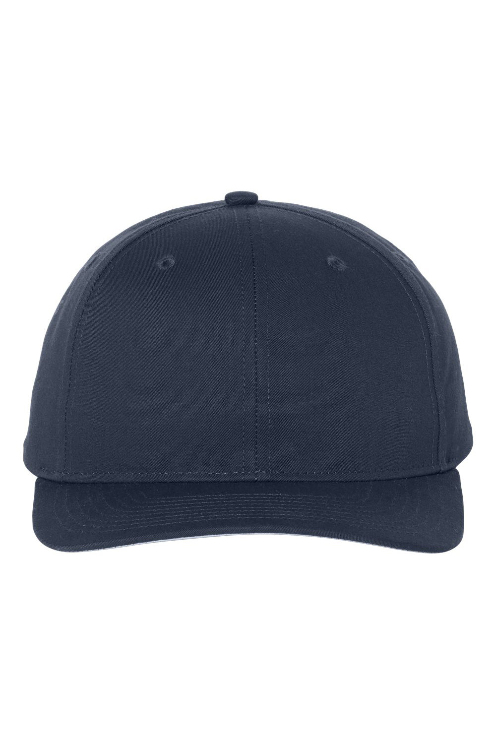 Richardson 212 Mens Pro Twill Snapback Hat Navy Blue Flat Front