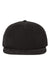 Richardson 256 Mens Umpqua Snapback Hat Black Flat Front