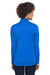 UltraClub 8230L Womens Cool & Dry Moisture Wicking 1/4 Zip Sweatshirt Kyanos Blue Model Back