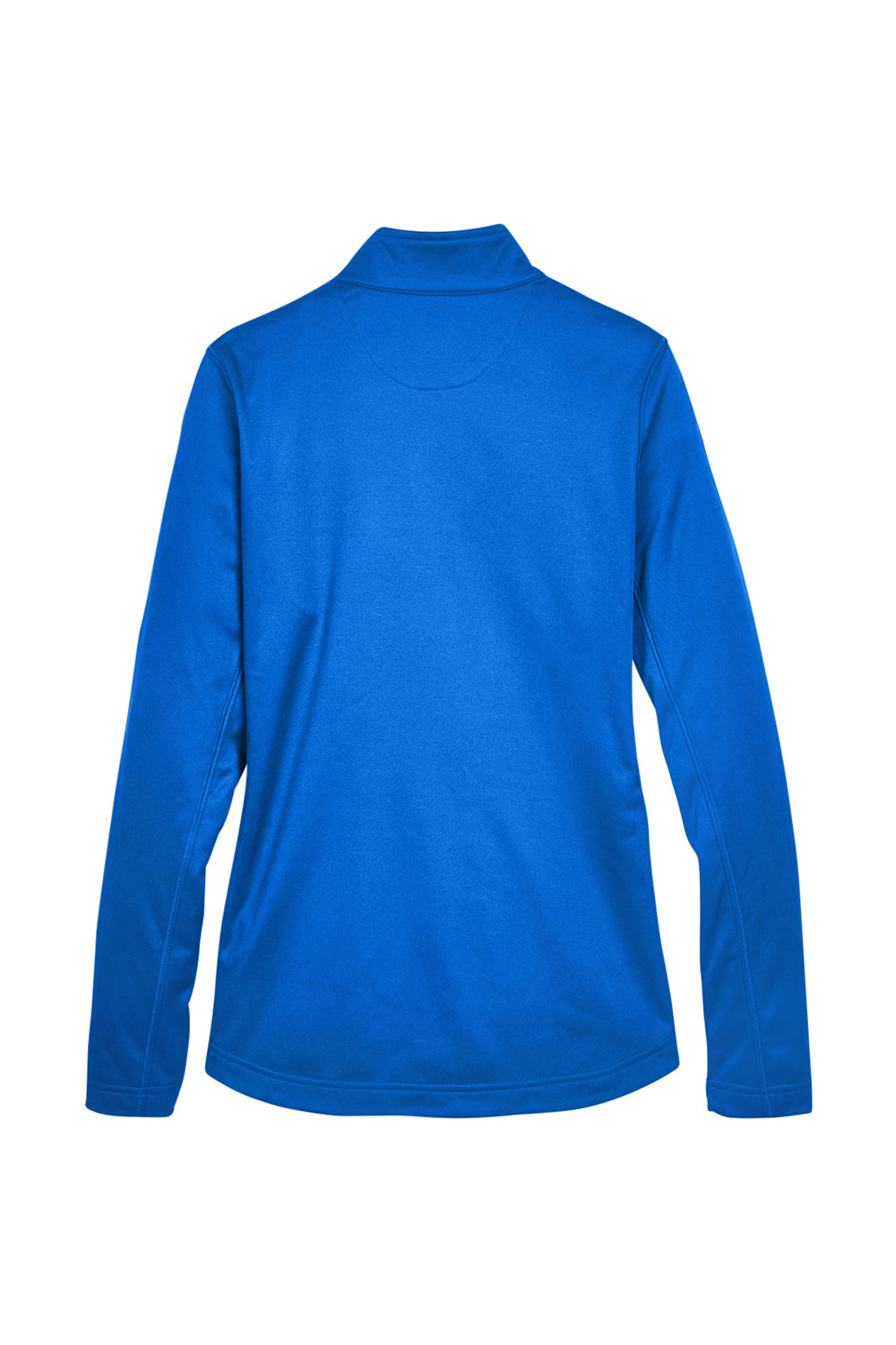 UltraClub 8230L Womens Cool & Dry Moisture Wicking 1/4 Zip Sweatshirt Kyanos Blue Flat Back