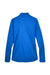 UltraClub 8230L Womens Cool & Dry Moisture Wicking 1/4 Zip Sweatshirt Kyanos Blue Flat Back