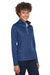 UltraClub 8230L Womens Cool & Dry Moisture Wicking 1/4 Zip Sweatshirt Navy Blue Model 3q