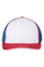 Richardson 172 Mens Pulse Sportmesh R-Flex Hat White/Royal Blue/Red Flat Front