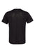 Bella + Canvas 3880C/3880 Mens Short Sleeve Crewneck T-Shirt Black Flat Back