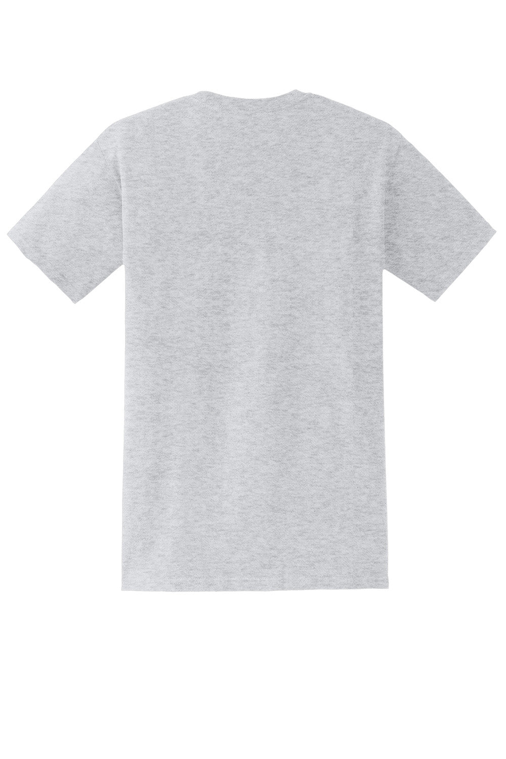 Gildan 8300/G830 Mens DryBlend Moisture Wicking Short Sleeve Crewneck T-Shirt w/ Pocket Ash Grey Flat Back