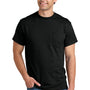 Gildan Mens DryBlend Moisture Wicking Short Sleeve Crewneck T-Shirt w/ Pocket - Black