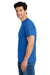 Gildan 8300/G830 Mens DryBlend Moisture Wicking Short Sleeve Crewneck T-Shirt w/ Pocket Royal Blue Model Side