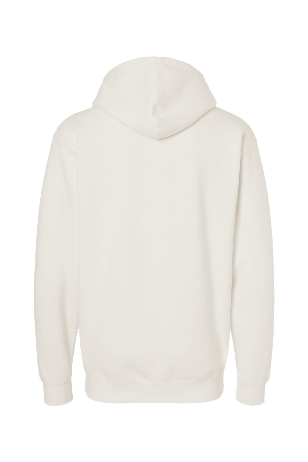 Independent Trading Co. IND4000 Mens Hooded Sweatshirt Hoodie Bone Flat Back