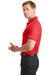 Nike 838964 Mens Dri-Fit Moisture Wicking Short Sleeve Polo Shirt University Red Model Side
