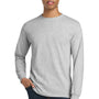 Gildan Mens DryBlend Moisture Wicking Long Sleeve Crewneck T-Shirt - Ash Grey