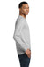 Gildan 8400/G840 Mens DryBlend Moisture Wicking Long Sleeve Crewneck T-Shirt Ash Grey Model Side