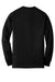 Gildan 8400/G840 Mens DryBlend Moisture Wicking Long Sleeve Crewneck T-Shirt Black Flat Back