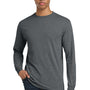 Gildan Mens DryBlend Moisture Wicking Long Sleeve Crewneck T-Shirt - Heather Dark Grey