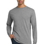 Gildan Mens DryBlend Moisture Wicking Long Sleeve Crewneck T-Shirt - Heather Graphite Grey