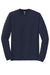 Gildan 8400/G840 Mens DryBlend Moisture Wicking Long Sleeve Crewneck T-Shirt Navy Blue Flat Front