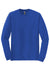 Gildan 8400/G840 Mens DryBlend Moisture Wicking Long Sleeve Crewneck T-Shirt Royal Blue Flat Front