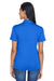 UltraClub 8404 Womens Cool & Dry Moisture Wicking Short Sleeve Polo Shirt Royal Blue Model Back