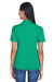 UltraClub 8404 Womens Cool & Dry Moisture Wicking Short Sleeve Polo Shirt Kelly Green Model Back