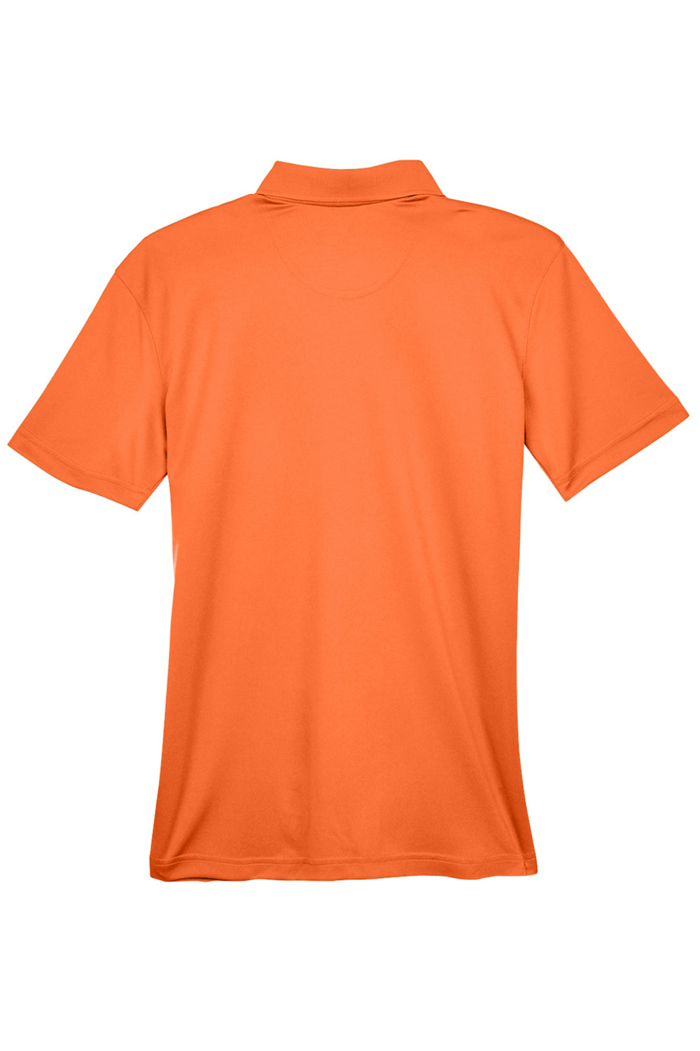 UltraClub 8404 Womens Cool & Dry Moisture Wicking Short Sleeve Polo Shirt Orange Flat Back