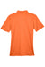 UltraClub 8404 Womens Cool & Dry Moisture Wicking Short Sleeve Polo Shirt Orange Flat Back