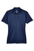 UltraClub 8404 Womens Cool & Dry Moisture Wicking Short Sleeve Polo Shirt Navy Blue Flat Front