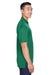 UltraClub 8405/8405T Mens Cool & Dry Moisture Wicking Short Sleeve Polo Shirt Forest Green Model Side