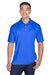 UltraClub 8405/8405T Mens Cool & Dry Moisture Wicking Short Sleeve Polo Shirt Royal Blue Model Front