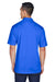 UltraClub 8405/8405T Mens Cool & Dry Moisture Wicking Short Sleeve Polo Shirt Royal Blue Model Back