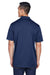 UltraClub 8405/8405T Mens Cool & Dry Moisture Wicking Short Sleeve Polo Shirt Navy Blue Model Back