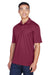 UltraClub 8405/8405T Mens Cool & Dry Moisture Wicking Short Sleeve Polo Shirt Maroon Model 3q