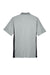 UltraClub 8406 Mens Cool & Dry Moisture Wicking Short Sleeve Polo Shirt Grey/Black Flat Back