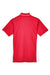 UltraClub 8406L Womens Cool & Dry Moisture Wicking Short Sleeve Polo Shirt Red/White Flat Back