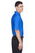 UltraClub 8415/8415T Mens Cool & Dry Elite Performance Moisture Wicking Short Sleeve Polo Shirt Royal Blue Model Side