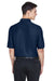 UltraClub 8415/8415T Mens Cool & Dry Elite Performance Moisture Wicking Short Sleeve Polo Shirt Navy Blue Model Back