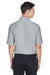 UltraClub 8415/8415T Mens Cool & Dry Elite Performance Moisture Wicking Short Sleeve Polo Shirt Grey Model Back