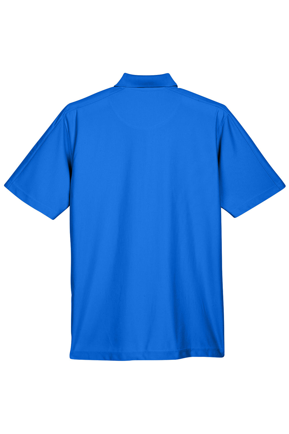 UltraClub 8415/8415T Mens Cool & Dry Elite Performance Moisture Wicking Short Sleeve Polo Shirt Royal Blue Flat Back