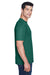 UltraClub 8420 Mens Cool & Dry Performance Moisture Wicking Short Sleeve Crewneck T-Shirt Forest Green Model Side