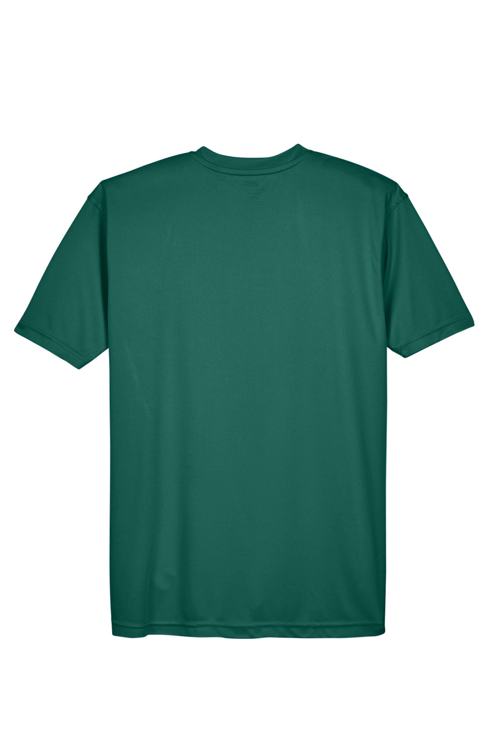 UltraClub 8420 Mens Cool & Dry Performance Moisture Wicking Short Sleeve Crewneck T-Shirt Forest Green Flat Back