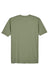 UltraClub 8420 Mens Cool & Dry Performance Moisture Wicking Short Sleeve Crewneck T-Shirt Military Green Flat Back