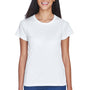 UltraClub Womens Cool & Dry Performance Moisture Wicking Short Sleeve Crewneck T-Shirt - White