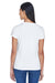 UltraClub 8420L Womens Cool & Dry Performance Moisture Wicking Short Sleeve Crewneck T-Shirt White Model Back