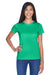 UltraClub 8420L Womens Cool & Dry Performance Moisture Wicking Short Sleeve Crewneck T-Shirt Kelly Green Model Front