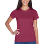 UltraClub Womens Cool & Dry Performance Moisture Wicking Short Sleeve Crewneck T-Shirt - Maroon