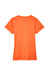 UltraClub 8420L Womens Cool & Dry Performance Moisture Wicking Short Sleeve Crewneck T-Shirt Bright Orange Flat Back