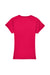 UltraClub 8420L Womens Cool & Dry Performance Moisture Wicking Short Sleeve Crewneck T-Shirt Red Flat Back